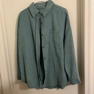 **Last Chance** Women’s Teal LS Corduroy Jacket